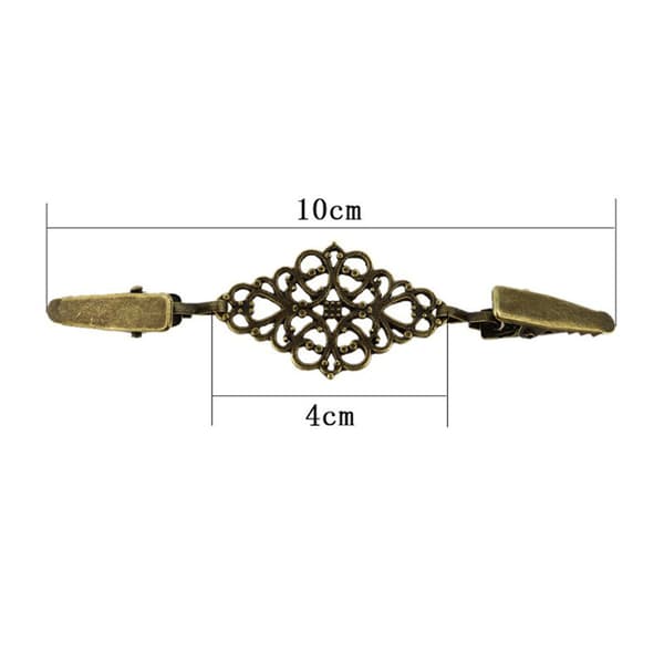 #3 vintage scarf clips with silk scarf buckles#
