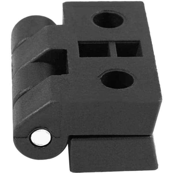 2 stk 63mm x 50 Plastskabshængsler Sort
