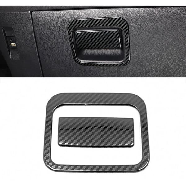 For 2019-2021 Stainless Steel Car Copilot Storage Box Handle Handrail Frame Cover Decals