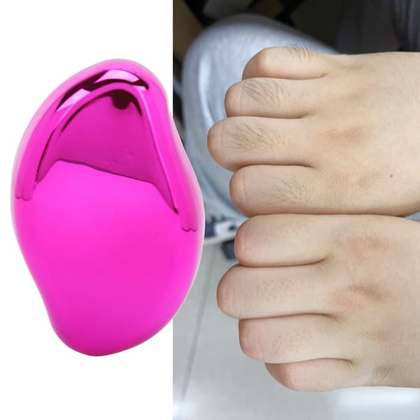 Sikker Smertefri Fysisk Hårfjerning Epilator Genanvendelig Hårfjerner til Krop Arm Ben RosarødRosarød