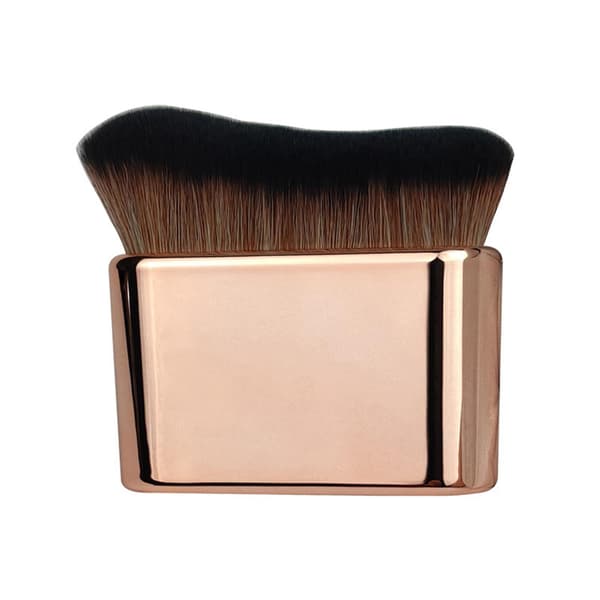 Flat Foundation-Liquid Makeup Brush Portable Lightweight Concealer Brush Face Makeup Tool Rose Gold Rose Gold