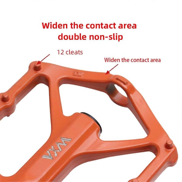 2 stk Cykelpedaler Skridsikre Aluminiumlegering Cykeldele