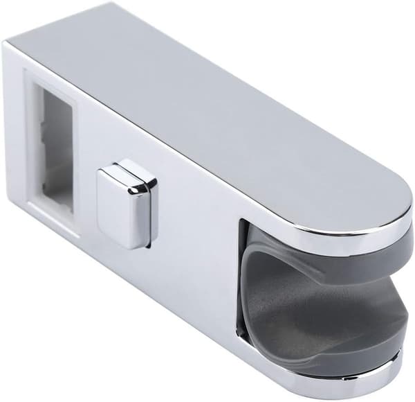 ABS Chrome Plated Universal Hand Shower Rail Head Bracket Adjustable Height Shower Slider Bar Rail Head Holder Stand 30*15