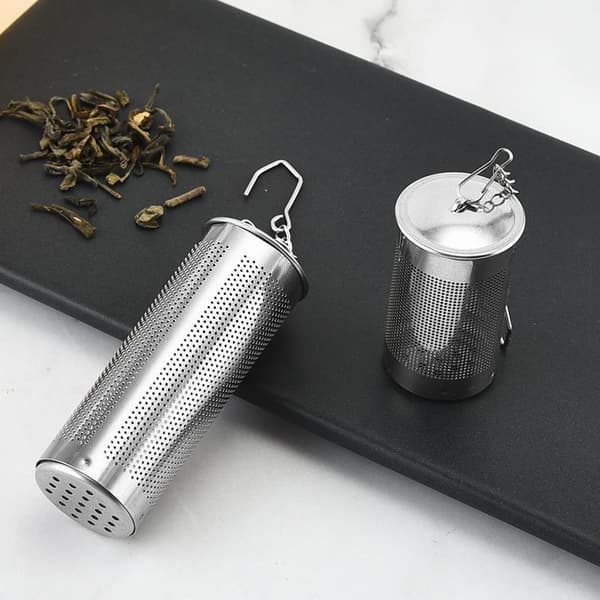 Teinfuser Cylinder, Rustfrit Stål, Sølv, 2,3 x 2,3 x 6,5 cm