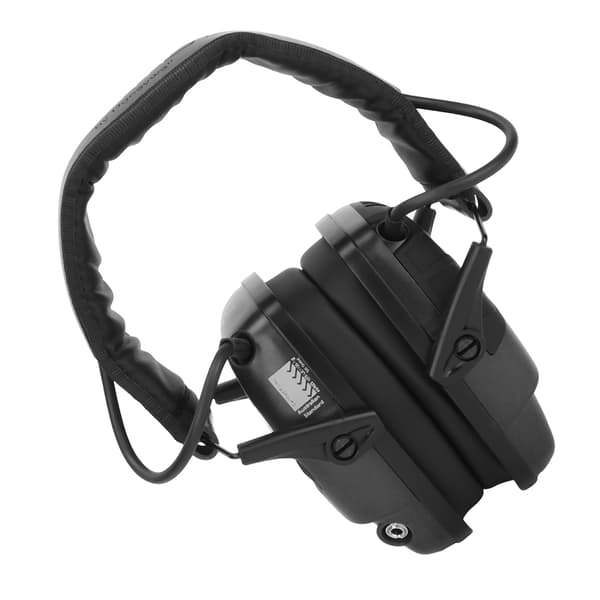 Noise-Reducing Earmuffs Safety Hearing Protection Foldable Protective Earmuffs Black