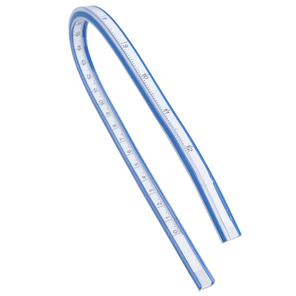 Flexible Curve Ruler Plastic Metric Scale Soft Measuring Tool for Drawing and Sewing 30cm Flexible Curve Ruler