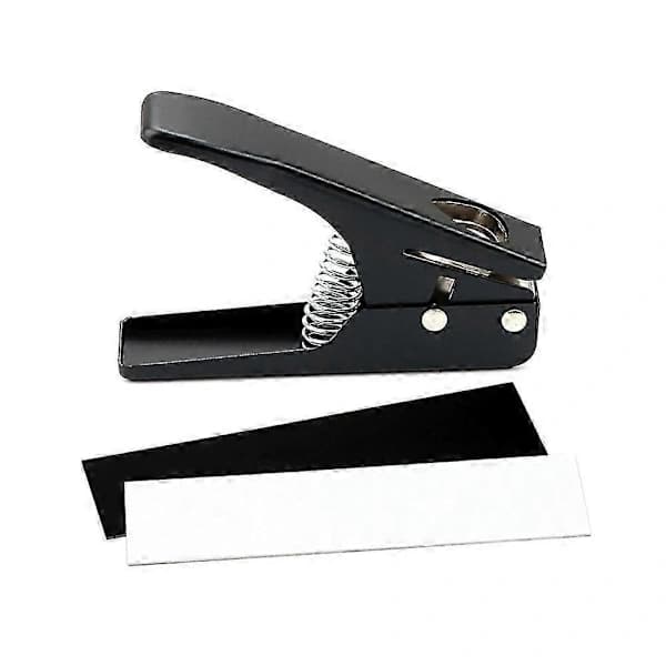 Plectrum Punch Plectrum Maker Plectrum Cutter with 2 Plectrum Strips Sheet for Guitar Plectrum Making Tool