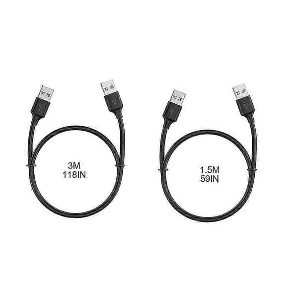 Slidstærkt USB A Han til Han Kabel USB-ledning/Dobbelt USB-ledning Uden Forsinkelse