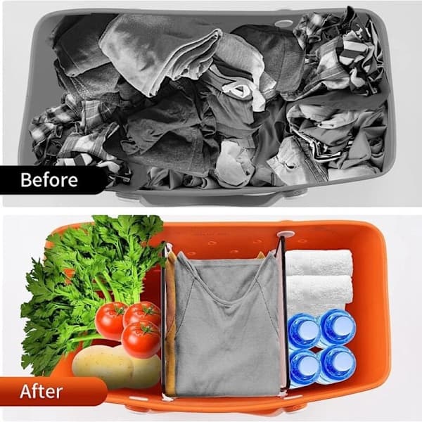 Til Bogg Bag Separatorbakke, Kompatibel med den store X Bagg Bag 30 cm x 21,5 cm x 0,6 cm, Separatorbakke til Bogg Bag Tilbehør