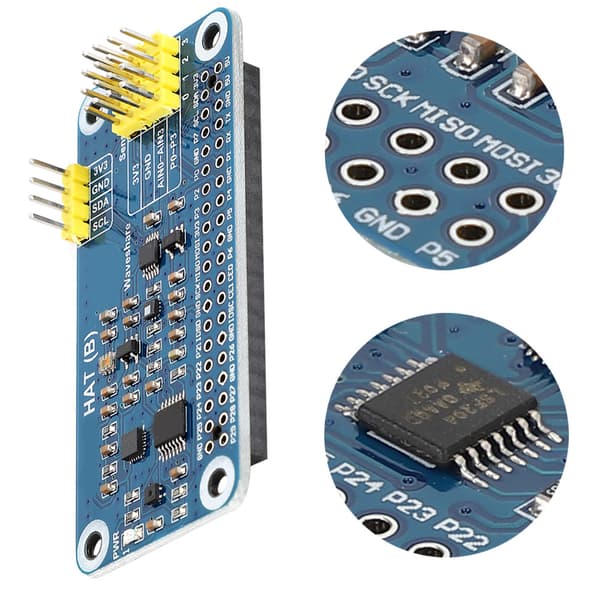 Innebygde gyroskopbarometre sensorutvidelseskort for Raspberry Pi-seriens hovedkort
