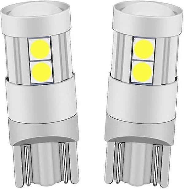 4 kpl T10 LED-lamppu 5w, 12v 24v Valkoinen 6000k, Projektorilinssillä