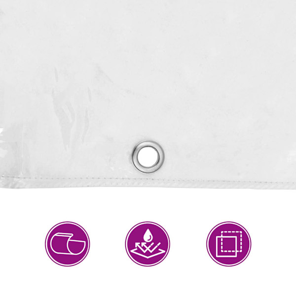 Plantebeskyttelse Transparent 1 x 2 m PVC