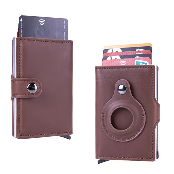 Airtag Lommebok Slank Lommebok Myntlomme RFID-beskyttelse Mini Smart
