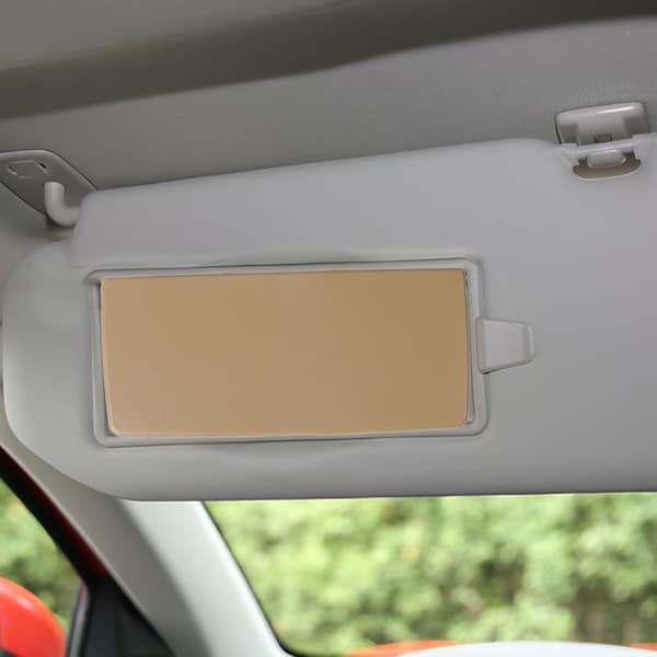 Solskærmsspejldæksel førerside bilspejldæksel køretøjssolskærmsblokering af robust til bil og lastbil -