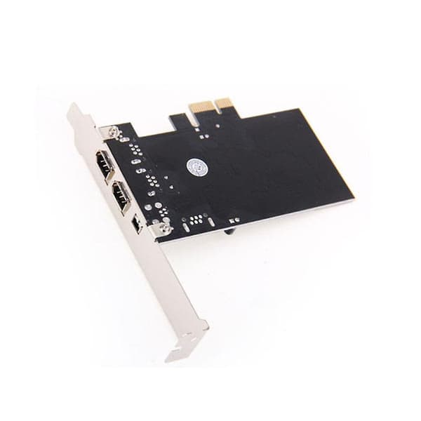 PCIE PCI-E Firewire IEEE 1394 2+1 3-ports controllerkort til stationær computer