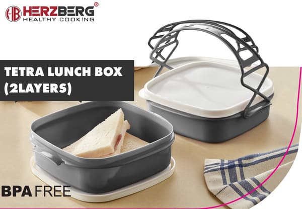 Herzberg 2-lags Tetra matboks 300