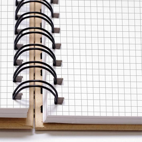 A5 Kraft Anteckningsböcker - 120 Sidor/ 60 Ark - 21 x 14 cm -
