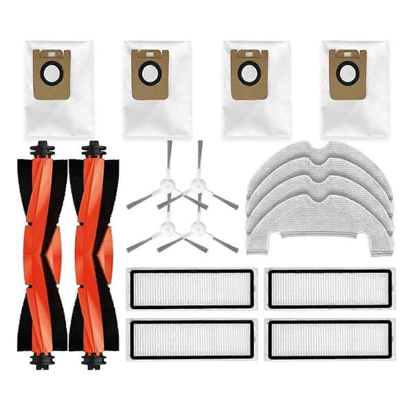 Replacement Parts and Accessories for Robotic Vacuum Cleaner For Bot D10 Plus, Z10 Pro, L10 Plus - Main Brush, Side Brush, HEPA