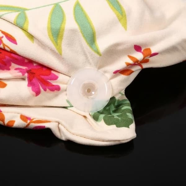Dynetrekkfester - VINGVO - 4 deler - Hvit - Syntetisk - Soverom