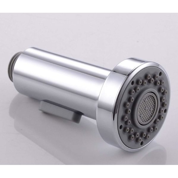 Pull-Out Sprayer for Kitchen Faucet, 2 Functions G1/2 Chrome Kitchen Faucet Sprayer, Foldable Kitchen Faucet Flow Pause