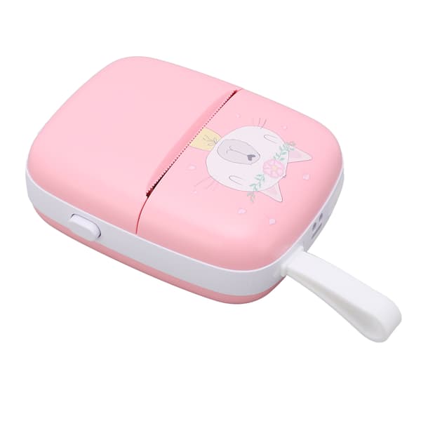 Mini Printer Pink Multifunctional Portable Mini HD WiFi Mobile Phone Photo Title Note Error Question Thermal Printer