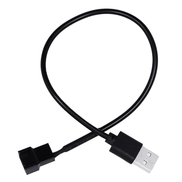 USB til 4-bens blæserkabel USB til CPU-blæser adapterkabel Kompatibel med bærbar computer blæsere 5V