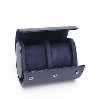 1/2/3Bit Klockbox Dammtät Klockförvaringslåda Mekanisk Klockförpackningslåda Samlingsgåva för Bröllopsfödelsedagspresent Marinblå Navy blue 2 Navy blue 2