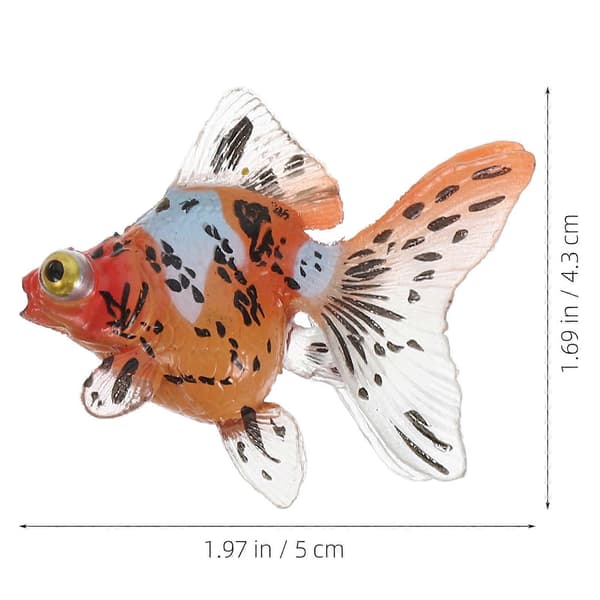 4 stk Fargerike Latefisker Akvarium Dekorativ Simulering Gullfisk