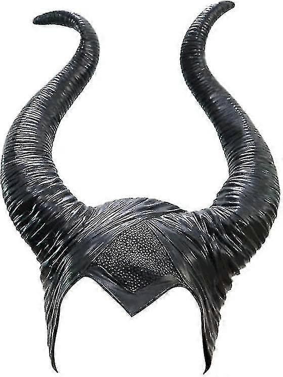 Halloween Maleficent Horn Hårbånd Cosplay Svart, Ond Maleficent Hodeplagg Ornament, Dame Maskerade