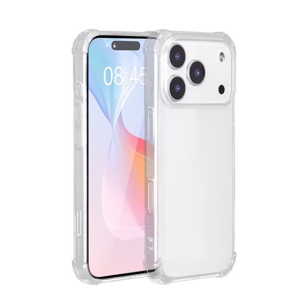 iPhone 17 Pro Deksel - Ekstra Støtsikkert og Slitesterkt Gjennomsiktig