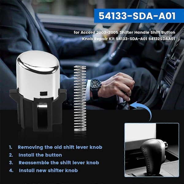 for Accord 2003-2005 Gear Shift Knob Repair Kit 54133-SDA-A01 54132SDAA01