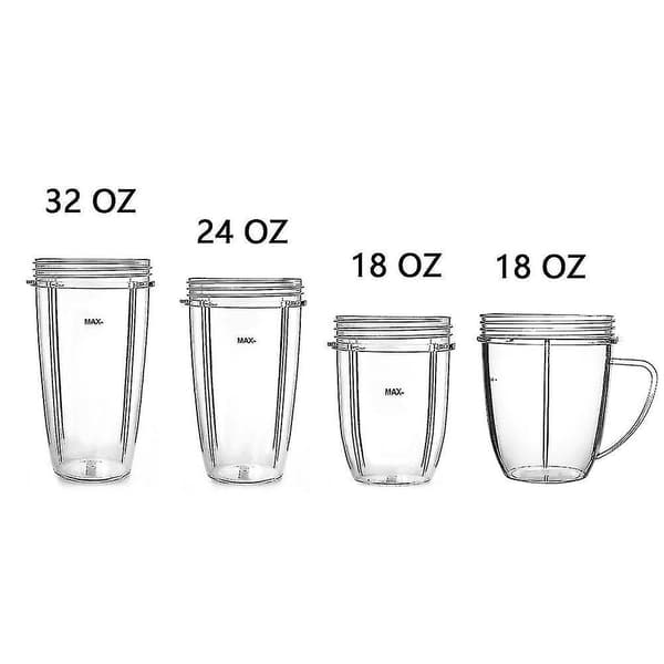 18/24/32oz Kop Erstatningsdele Kompatibel Nutribullet 600w/ 900w Blender()-e 32OZ 32OZ