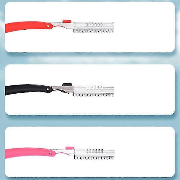 2025 Seneste Model Barberkniv til Skægpleje Lige Foldeknive
