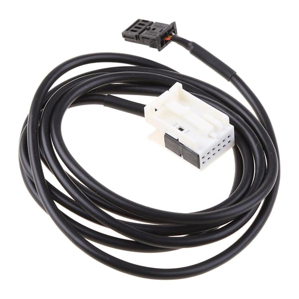 AUX USB-uttakssvitsj for bil + kabel for E60 E61 E63 E64 E87 E90 E70 F25