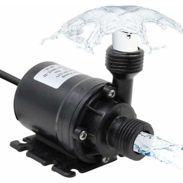 12V DC 800L/H 5M nedsänkbar vandpumpe, amfibisk pumpe egnet