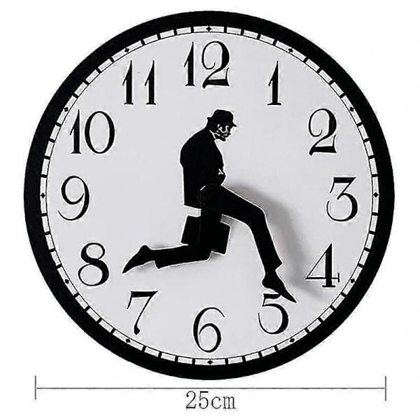 Walks Clock, Silly Walk Wall Clock, An Interesting Wall Clock For Bedroom Kitchen Living Room, Novel