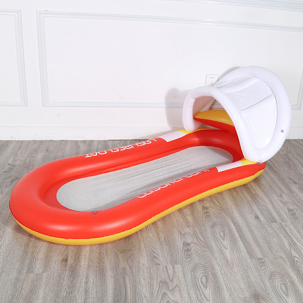 Rød flydende hængekøje pool float