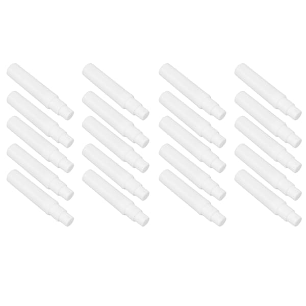 20pcs Miniature Spray Bottle 5ml White ABS Fine Mist Refillable Empty Spray Bottle for Perfume