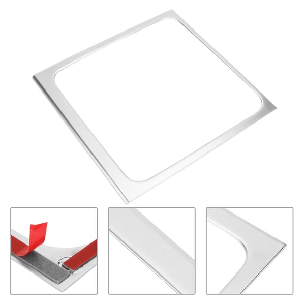 Center Console Storage Box Frame Cover Decorative Replacement for Land Rover Defender 110 2020-2021 Chrome Plated