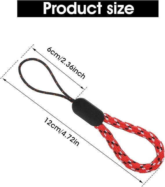 Fingerstropp håndleddsstropp, 12 cm justerbar håndleddsstropp nylon håndstropp bærbar fingerstropp