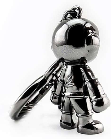 Astronaut Nøglering (Sort) Cool Astronaut Nøglering Robot Mand Ke