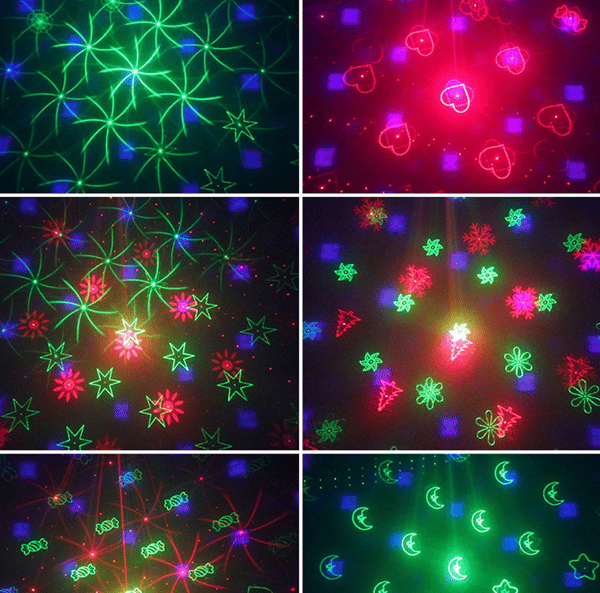 Disco stjernehimmel vandmønster magisk kugle laser blitz stjernehimmel
