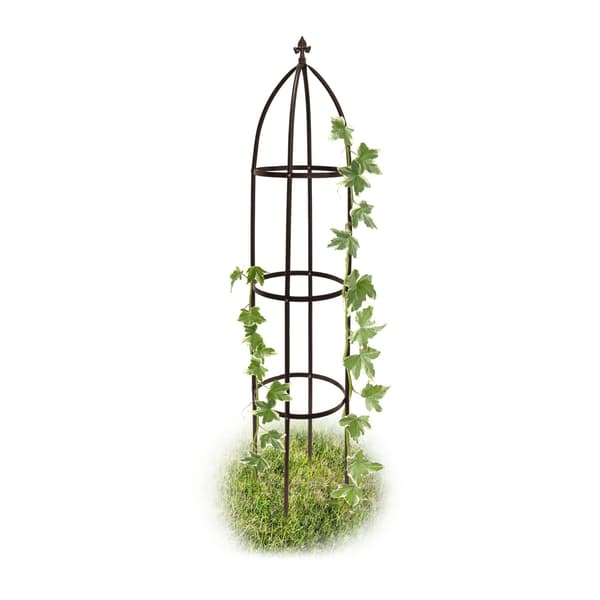 Espalier obelisk metalbrun 190 cm 2380