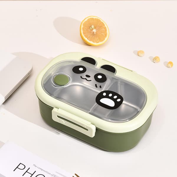 Multi-roms forseglet Bento-boks, multifunksjonell lekkasjesikker matbeholder for piknik Green