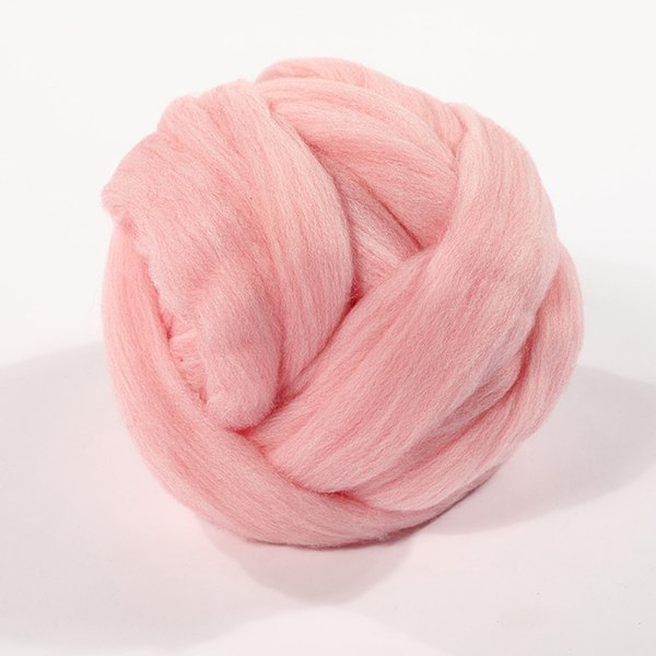Grovt Ullgarn Chunky Armstickning Supermjuk Jätteboll Rovin - Perfekt Dark pink