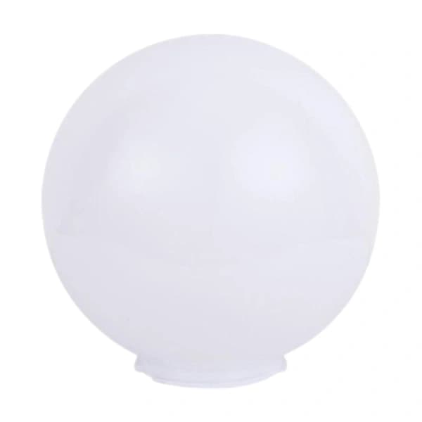 Solar Lamp Globe Shade - Easy Installation Round White Lampshade for Ceiling Lights & Lamp Posts 25cm 9.84 inches