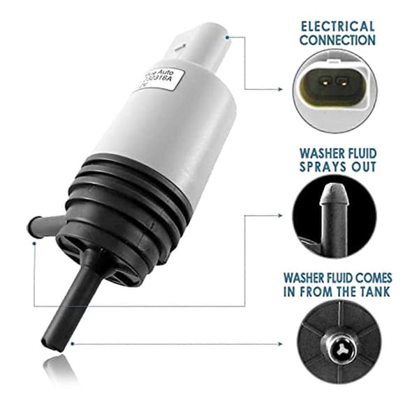 Bildel Forlygtevaskerpumpe Cylinder Forrudevaskermotor til 67126934159