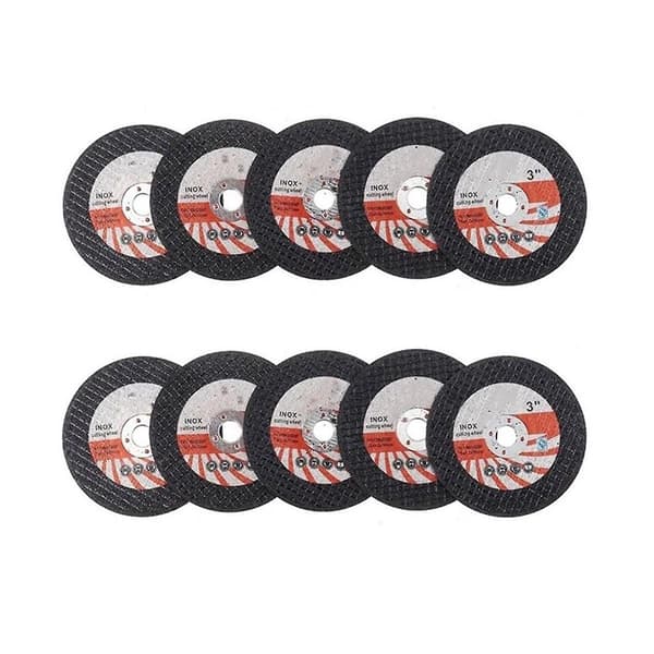 10 stk 75 mm Mini Skæreskive Cirkulært Harpiks Slibeværktøj