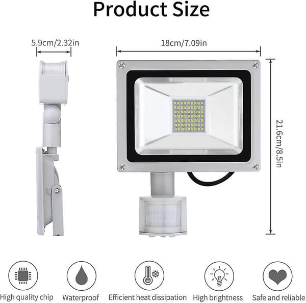 10w Korridor Menneskekroppsinduksjon LED Flomlys