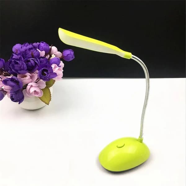 LED skrivebordslampe leselampe batteribordlampe mini øyebeskyttelse